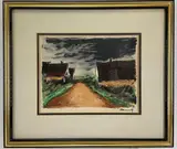 Untitled by Maurice de Vlaminck, Watercolor, sold Sep 2023