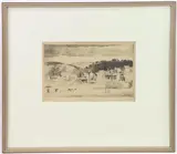 Erwinna by Daniel Garber, Etching, sold Sep 2023