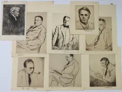 Untitled by Thomas Richard Hood, Etchings (8) by Philadelphia artist and Director of the Pennsylvania Art Project (WPA), sold Sep 2023