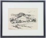 Untitled by John Fulton Folinsbee, Charcoal, sold Sep 2023