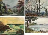 Pemaquid Point, Maine by Ray Huntsman, Oil on canvas (1), sold Sep 2023