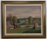 Lahaska Meadows by Vernon Wood, Oil on canvas, sold Sep 2023