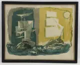 The Bachelor by Benton Murdoch Spruance, Lithograph titled "The Bachelor", sold Sep 2023