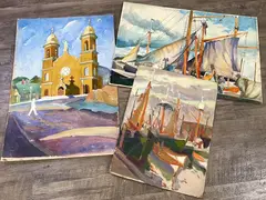Untitled by Eleanor Beatrice Acker, Watercolors (3), sold Sep 2023
