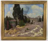 Down South in Jersey by Eleanor Beatrice Acker, Oil on canvas, sold Sep 2023