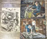 Untitled by Eleanor Beatrice Acker, Pastels (2) and graphite (1), sold Sep 2023