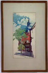 Untitled by Eleanor Beatrice Acker, Watercolor, sold Sep 2023
