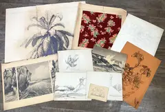 Untitled by Eleanor Beatrice Acker, Pencil (9) and mixed media (1), sold Sep 2023