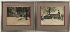 Old Senate House Kingston by Ivan Summers, Engravings (2), sold Oct 2023