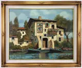 Untitled by Guido Borelli, Oil on canvas, sold Oct 2023