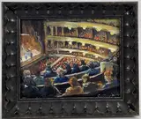 Untitled by Christopher G. Willett, Oil on board, sold Oct 2023