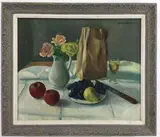 Untitled by Edmund Martino, Oil on canvas, sold Oct 2023