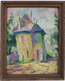 Untitled by Richard Rogers, Oil on board, sold Oct 2023