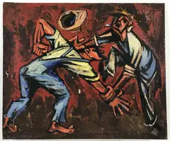 Untitled by Richard Rogers, Oil on board, sold Oct 2023