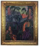 Untitled by Richard Rogers, Oil on board, sold Oct 2023