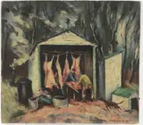 Untitled by Richard Rogers, Oil on board, sold Oct 2023