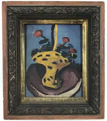 Untitled by Mary Bean Rogers, Oil on board, sold Oct 2023