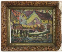 Untitled by Mary Bean Rogers, Oil on board, sold Oct 2023