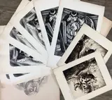 Estate of Thomas Richard Hood by Thomas Richard Hood, Drypoint etchings and prints from the "Estate of Thomas Richard Hood", sold Nov 2023