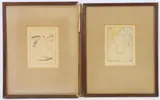 Untitled by Gustave Buchet, engravings from the poetry book Les Amies - Filles (2), sold Nov 2023
