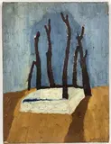 Untitled by Richard Rogers, Oil on canvas, sold Nov 2023