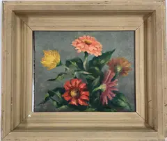 Untitled by Richard Rogers, Oil on board, sold Nov 2023