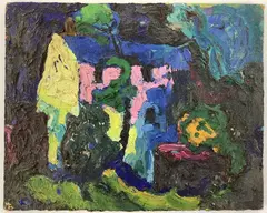 Untitled by Richard Rogers, Oil on board, sold Nov 2023