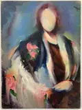 Untitled by Richard Rogers, Oil on board, sold Nov 2023