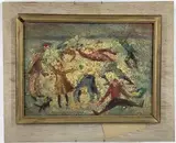 Untitled by Richard Rogers, Oil board, sold Nov 2023