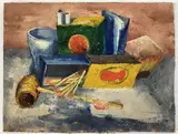 Untitled by Richard Rogers, Oil on board, sold Nov 2023