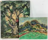 Untitled by Richard Rogers, Oil on canvas, sold Nov 2023