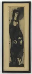 Mother and Child by Jack Bilander, Engraving, sold Nov 2023