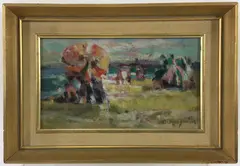 Untitled by Philippe Gautier, Oil on canvas, sold Nov 2023
