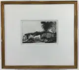 A Place in the Sun by Bror Julius Olsson Nordfeldt, Engraving, sold Nov 2023