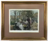 Stroll in the Park by Patrick Ryan, Serigraph, sold Nov 2023