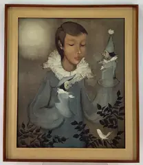 Untitled by Richard Kirk, Oil on canvas, sold Dec 2023