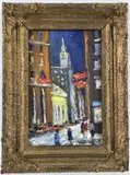 Untitled by Christopher G. Willett, Oil on board, sold Dec 2023