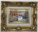 Untitled by Christopher G. Willett, Oil on board, sold Dec 2023