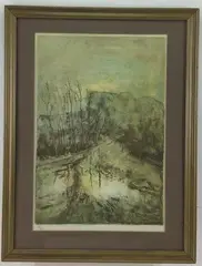 Untitled by Bernard Gantner, Lithograph, sold Dec 2023