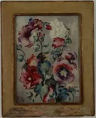 Untitled by Florence Ezzell Stevenson, Oil on board, sold Feb 2024