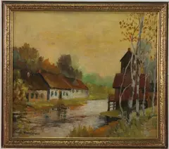Untitled by Henry William Weinsheimer, Oil on board, sold Feb 2024
