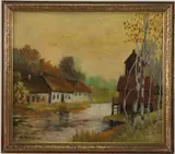 Untitled by Henry William Weinsheimer, Oil on board, sold Feb 2024