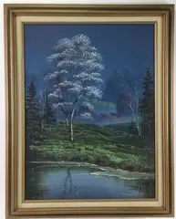 Untitled by Vernon Wood, Oil on canvas, sold Feb 2024