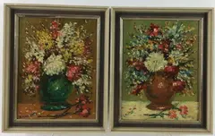Untitled by Cesare A. Ricciardi, Oil on boards (2), sold Feb 2024