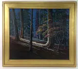 Autumn Tree by Vernon Wood, Oil on canvas, sold Feb 2024