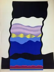 Untitled by Nadine Prado, Screenprint, sold Feb 2024