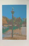 Seagull on a Lantern by Max Epstein, Screenprint, sold Feb 2024