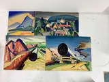 Untitled by Richard Rogers, Watercolors (4), sold Feb 2024
