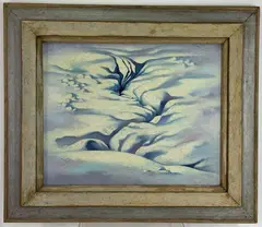 Untitled by Richard Rogers, Oil on canvas, sold Feb 2024