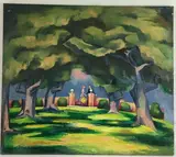 Untitled by Richard Rogers, Oil on canvas, sold Feb 2024
